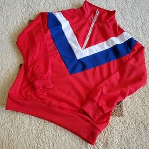 ❤🤍💙NWOT: 🇺🇲TEAM USA CHEVRON JACKET